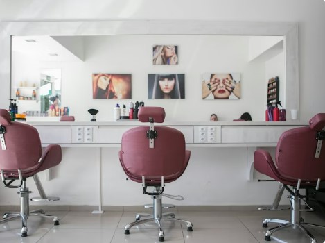 Interior of Muse Studio Hair salon in Barcelona
